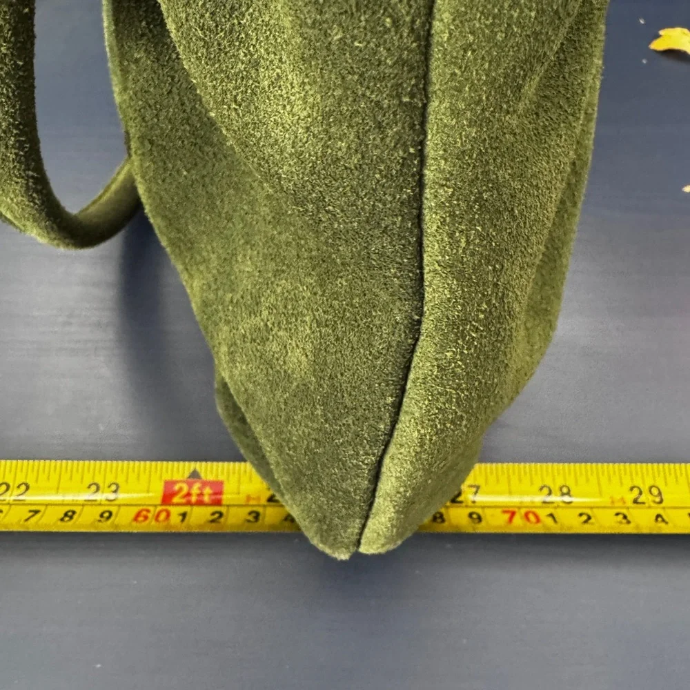 Ann Taylor Loft Green Suede Bag - Picture 13 of 13